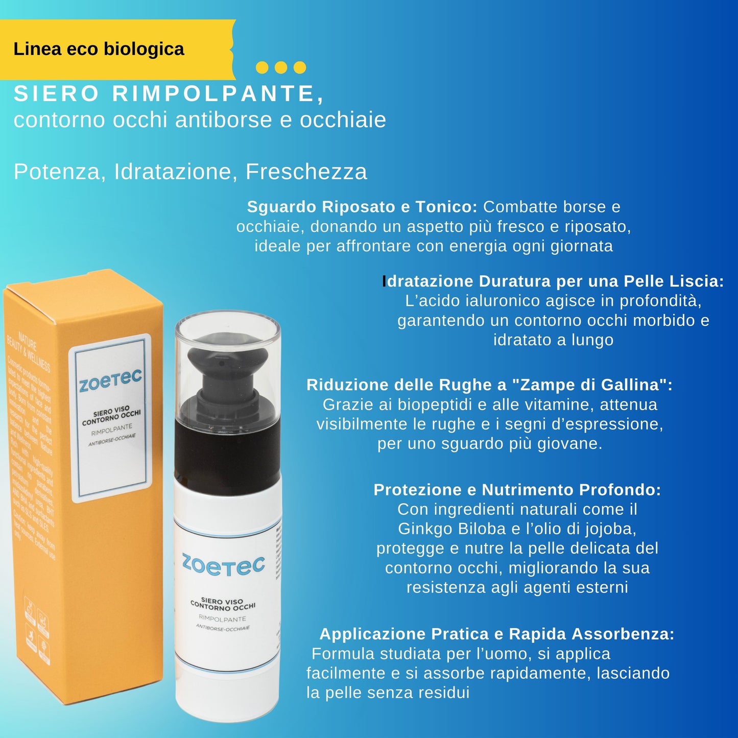 Siero Rimpolpante Contorno Occhi -30ml