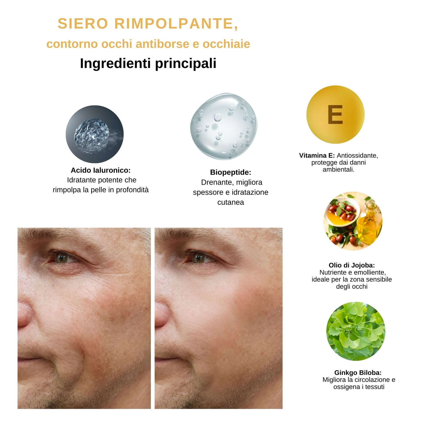 Siero Rimpolpante Contorno Occhi -30ml
