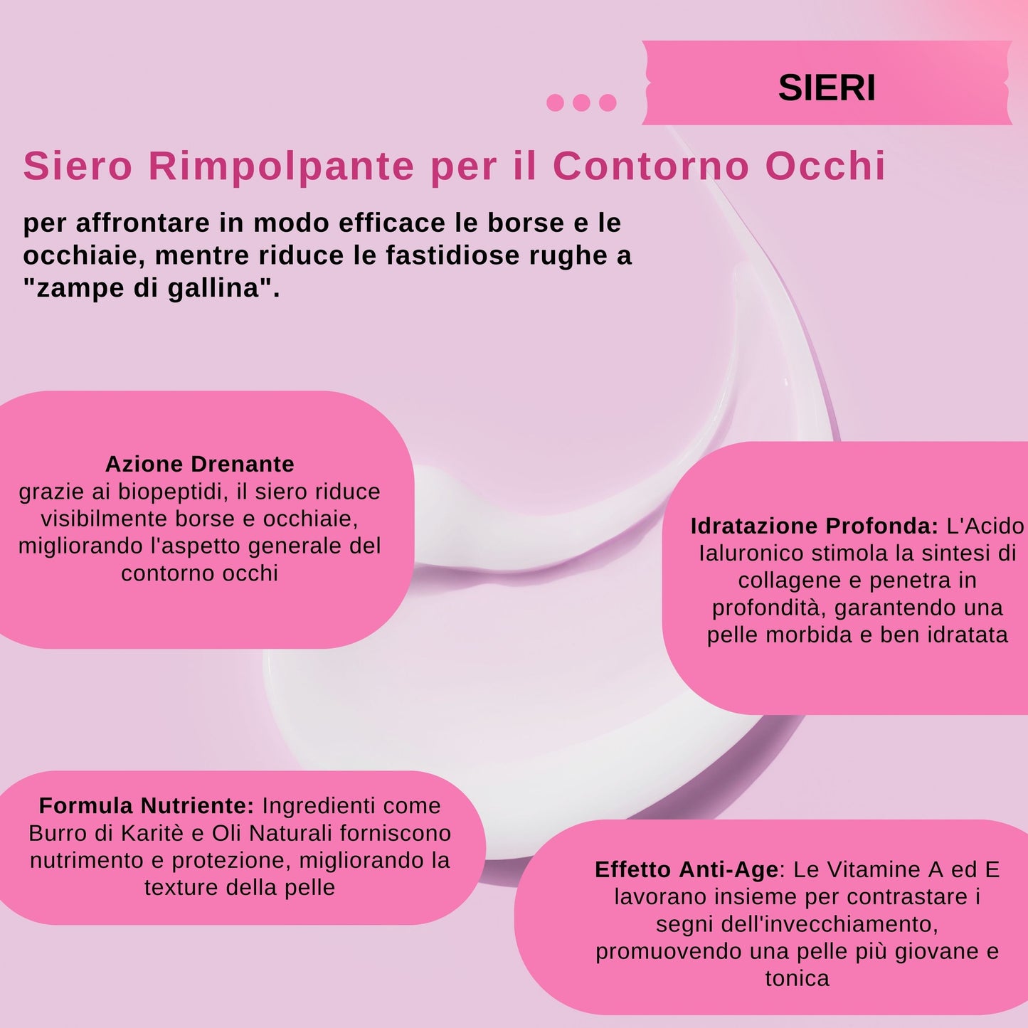 Siero Rimpolpante Contorno Occhi -30ml