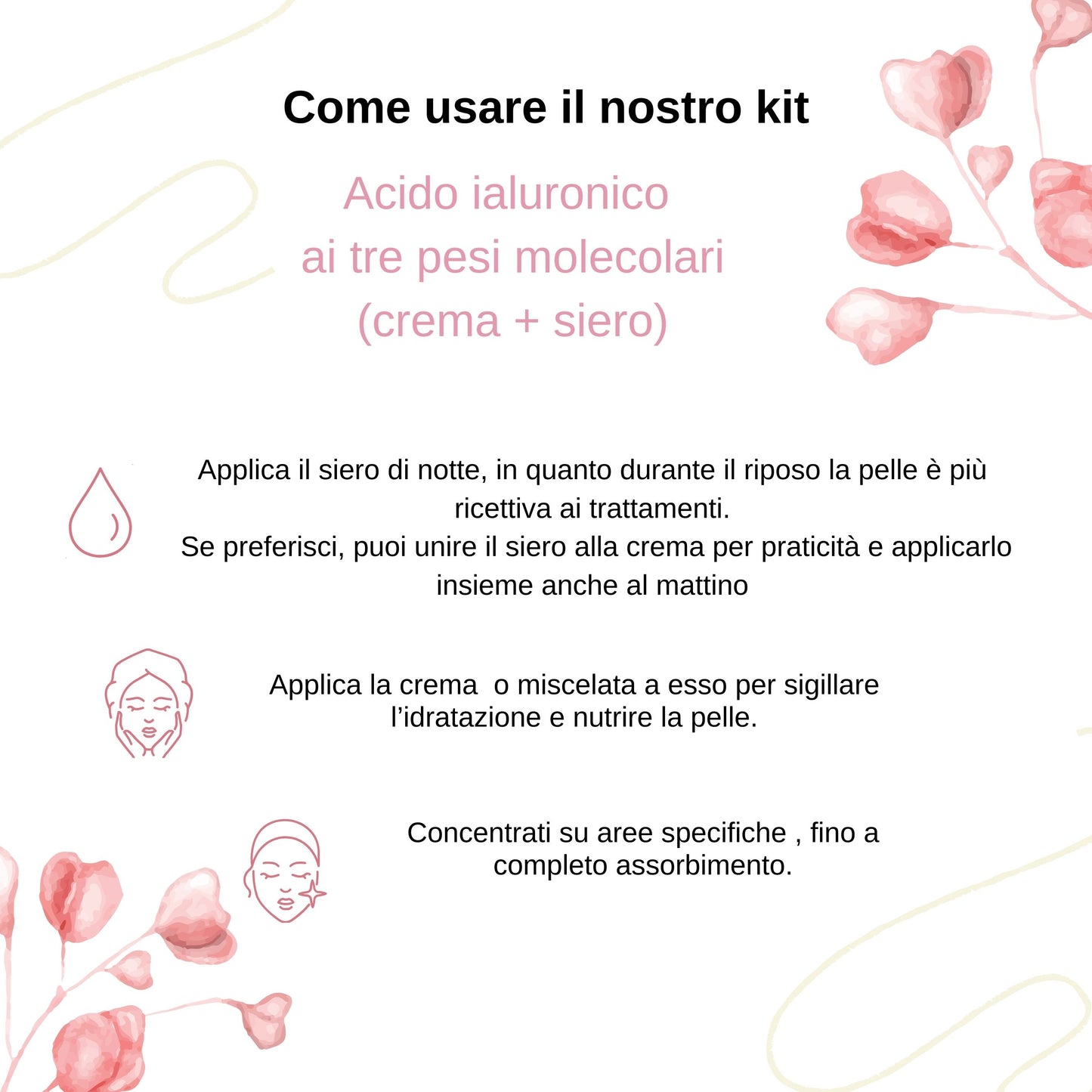 Trattamento Viso Completo Antiage con Acido Ialuronico ai Tre Pesi Molecolari - siero e crema