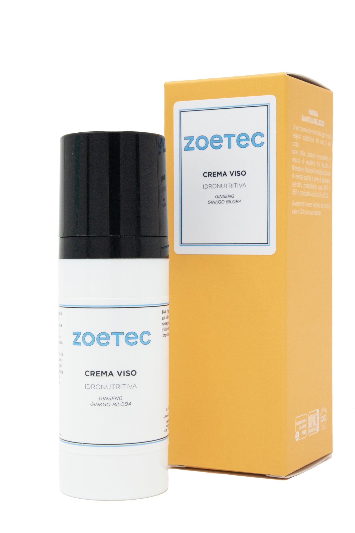 Crema Viso Idronutritiva Ginseng e Ginkgo Biloba - 50 ml -