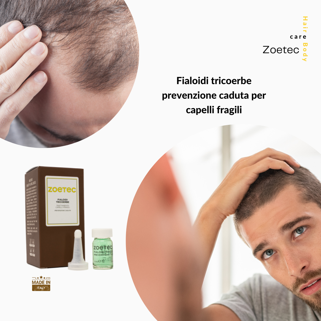 Lozione Stimolante per la Crescita dei Capelli Fragili - 10 Fialoidi