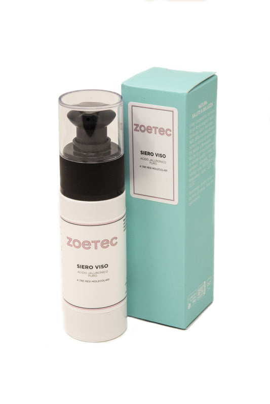 Siero viso acido Ialuronico puro a tre pesi molecolari -30ml